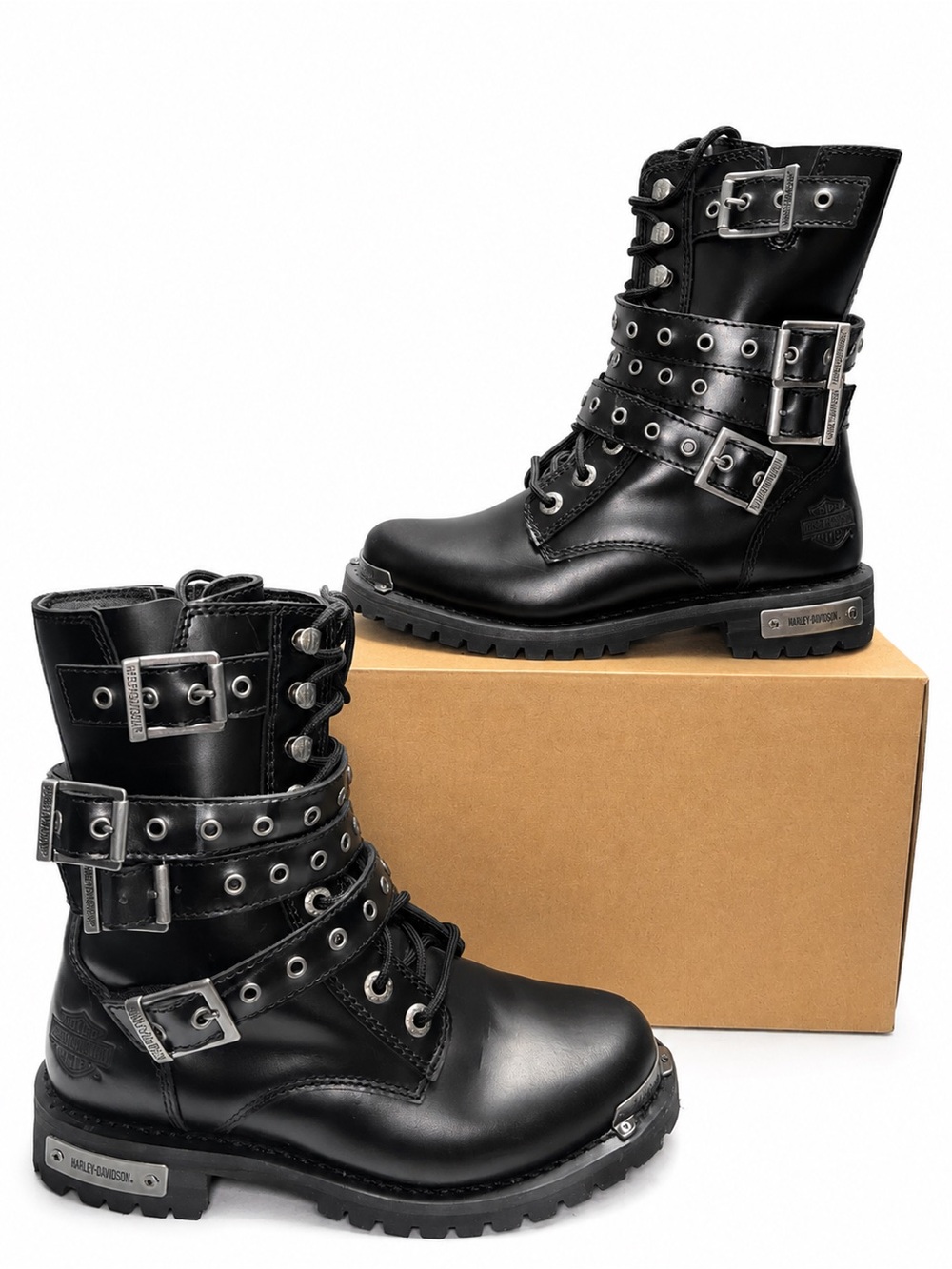 Harley-Davidson Ironblaze Tall 7” Motorcycle Boots Leather Women’s 7 D87324
